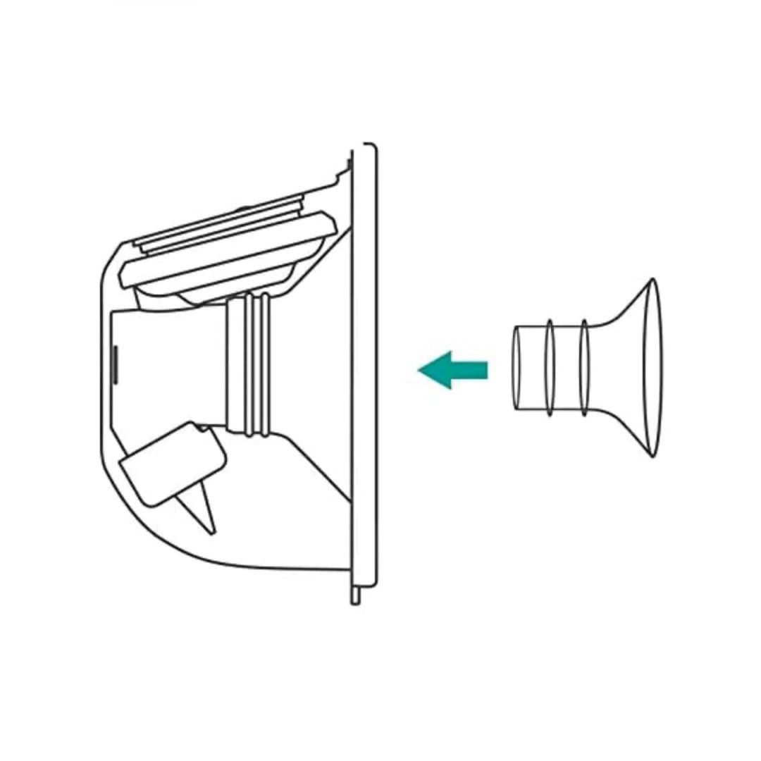 Inserts De Bride Tire-Lait 5 Tailles (13-21 Mm) | Kit Avec Règle Et Brosse | Pour Brides 24-28 Mm