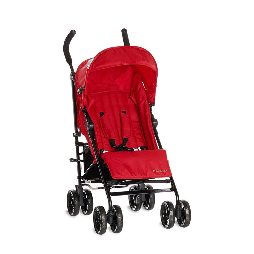 PREMAMAN POUSSETTE CANNE CONFORT RED RED Poussette canne, 2ème âge Poussettes Orchestra