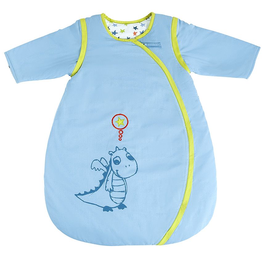 PREMAMAN Turbulette manches longues bleu - Literie ...