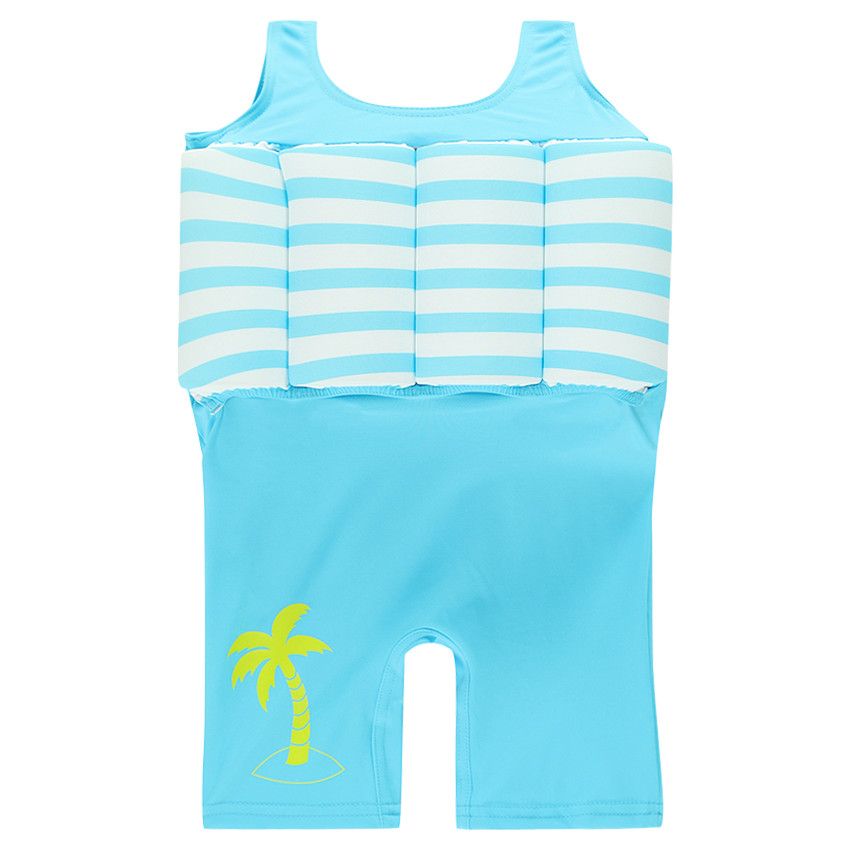 Archimede Maillot De Bain Flottant Garçon Crevettes Bleues - Modèle A212531 Dès 4 Ans