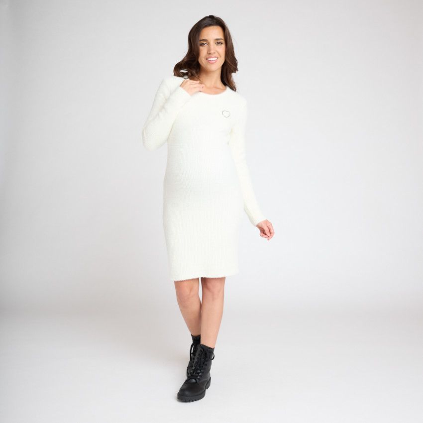 Haut Femme Manches Longues En Coton Tricoté Banana Republic – Blanc – Taille S – Occasion Bon état
