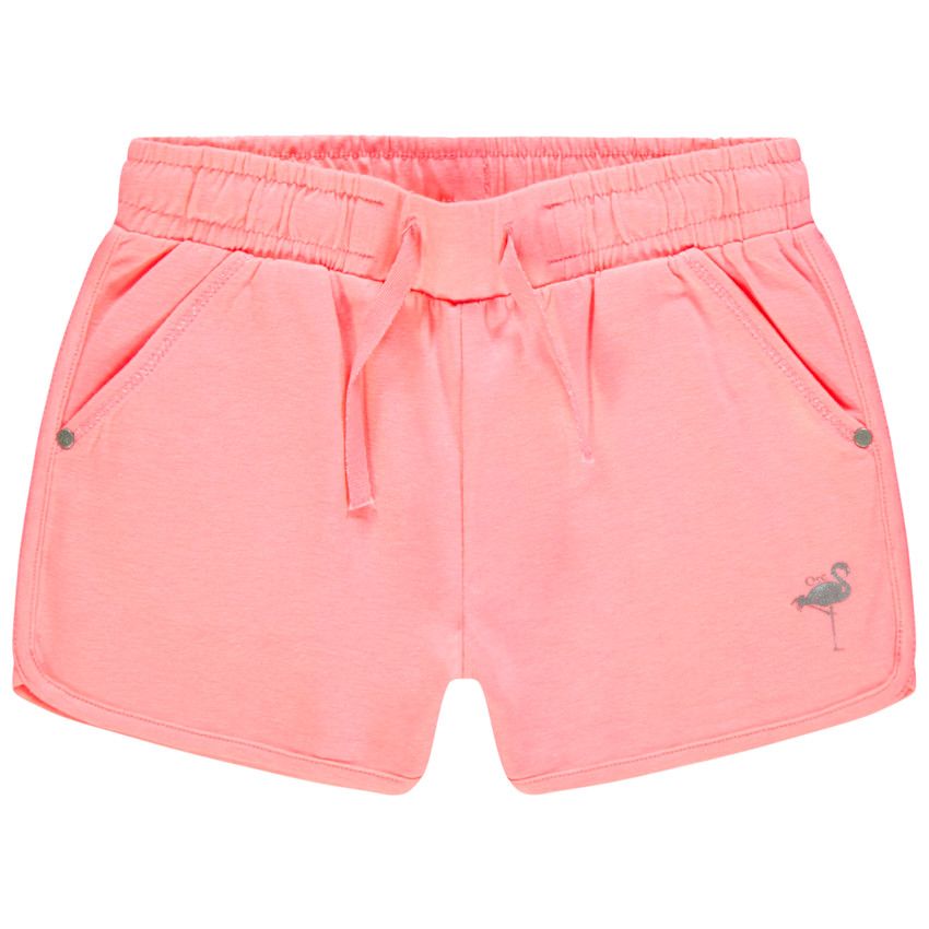 Orchestra Pink flamingo print jersey shorts Orange - 7 years old ...