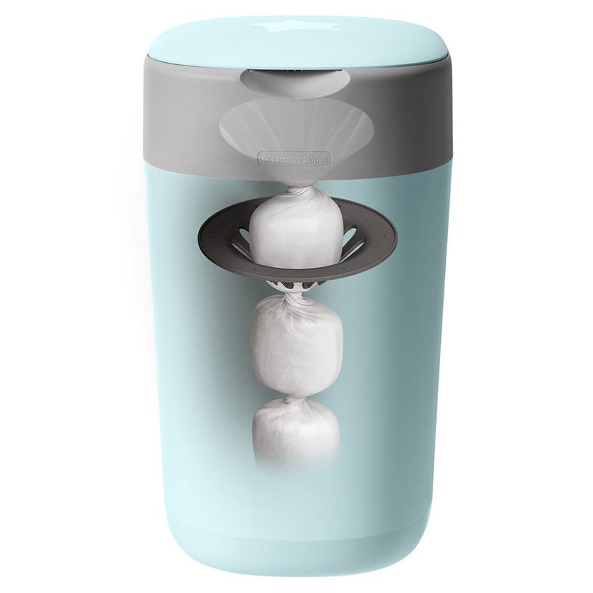TOMMEE TIPPEE Twist & Click diaper garbage can blue Bath and hygiene