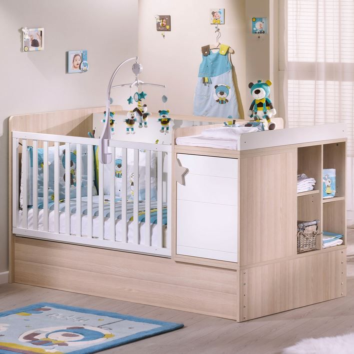SAUTHON Lit chambre transformable 70 x 140 MINA EXCLUS