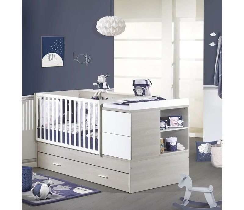 SAUTHON Chambre transformable 70X140 sans décor new opale