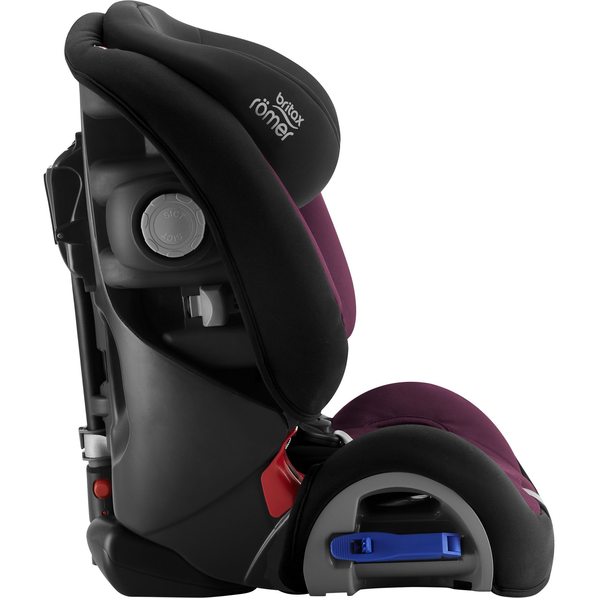 BRITAX ROMER MultiTech III car seat burgundy red Group 123 (9 to
