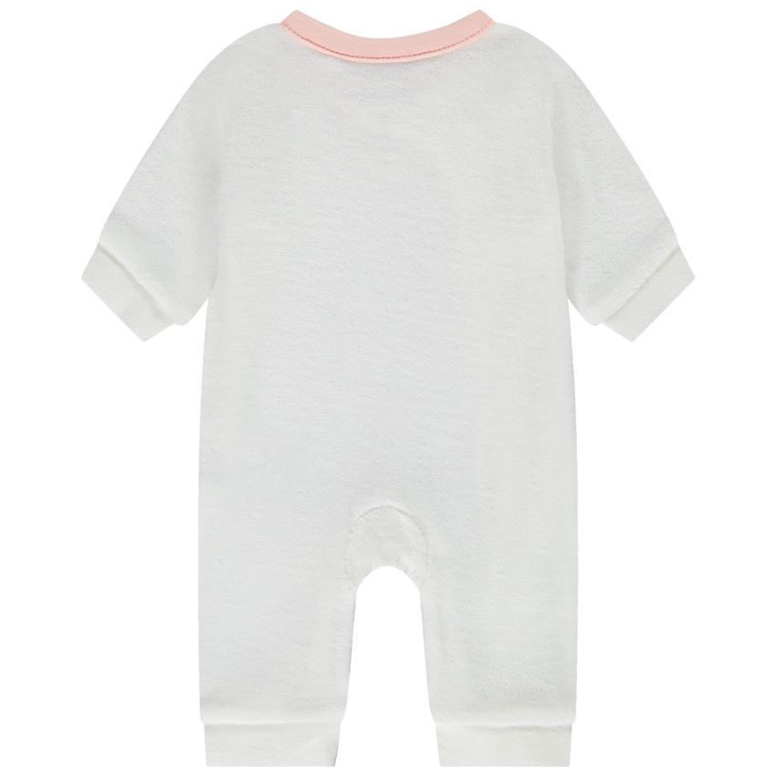 Combinaison Bébé En Velours Vert Anis Orchestra - Taille Naissance, Manches Longues, Motif Jungle