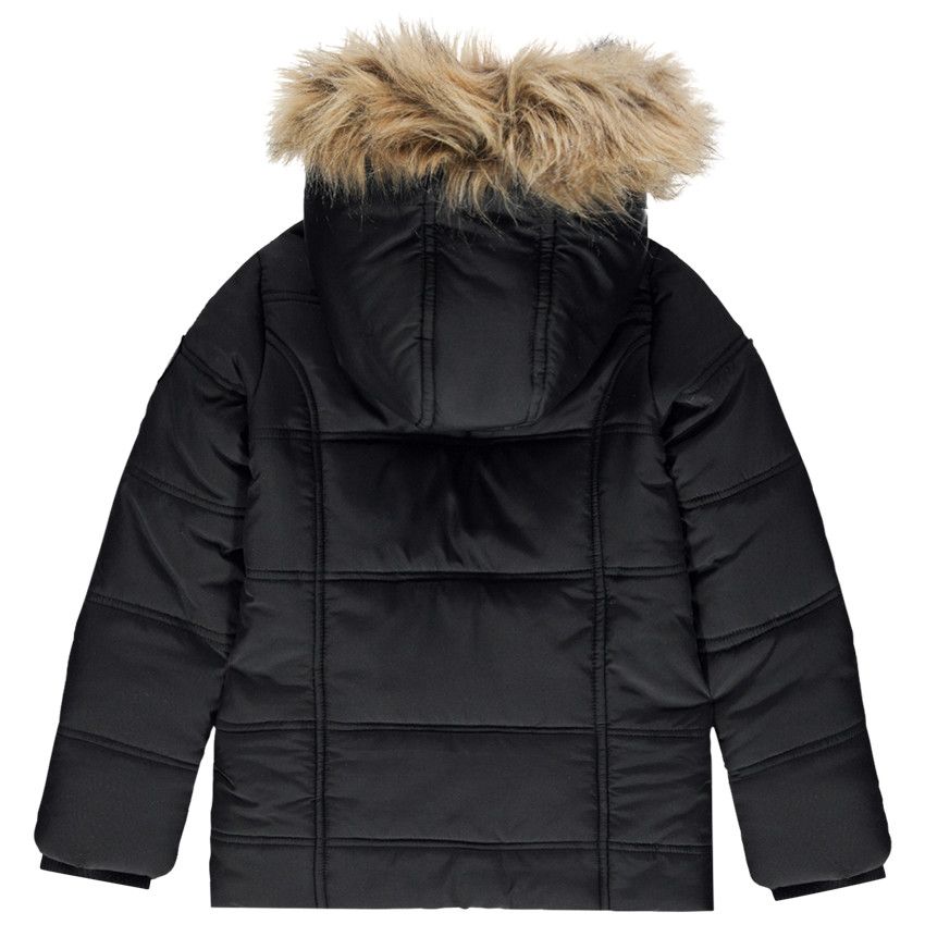 Brentiny Paris Doudoune Mi Longue Noir Doudoune Camel