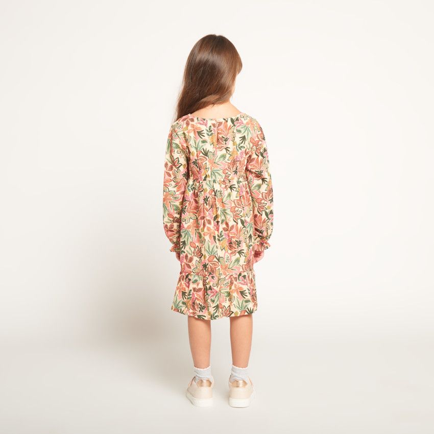Robe Princesse En Tulle Pour Fille 2-7 Ans - Manches Longues Flottantes, Motifs Arc-en-ciel/sirène - Pour Anniversaire, Automne - 12