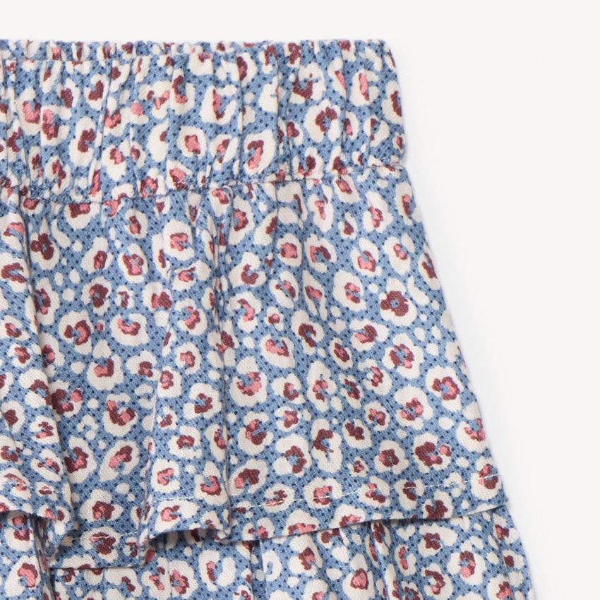 Legging 2-en-1 Avec Jupe Pour Fille 3 à 10 Ans - Tissu Extensible 95% Coton, Confortable, Respirant - Couleurs Noir, Bleu Marine, Gris