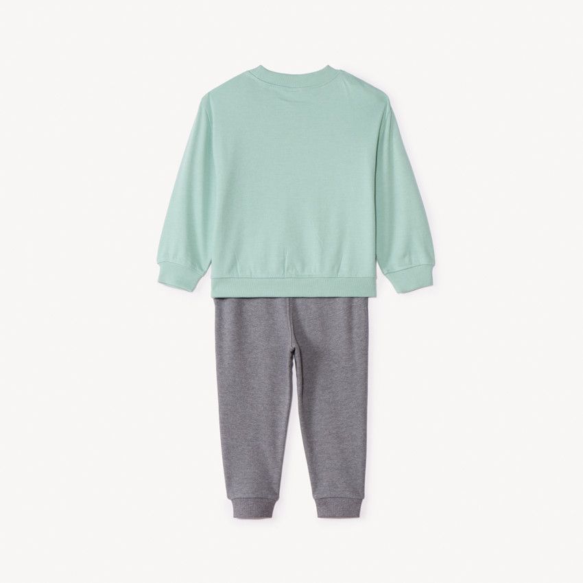 Ensemble Survetement Enfant Garçon Sport Tricolore - 6 Mois à 4 Ans - Sweat Capuche Et Jogging
