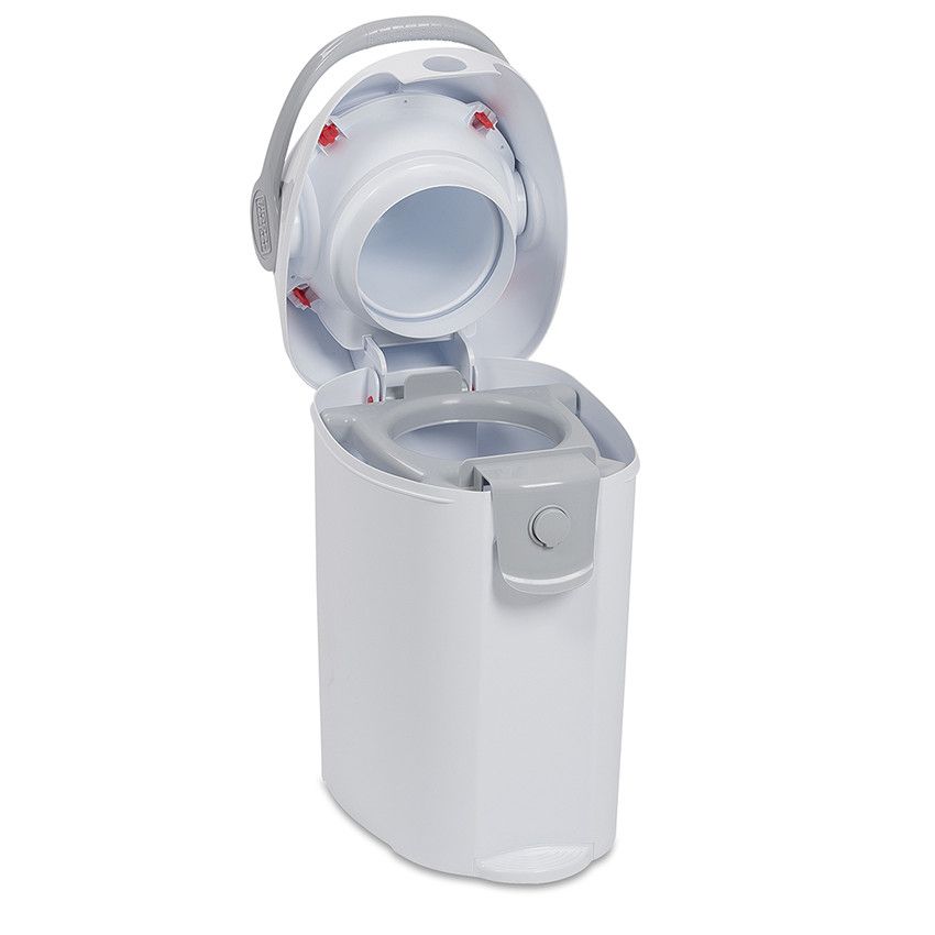 PREMAMAN Poubelle à couches diaperoo blanc Accessoires bain et