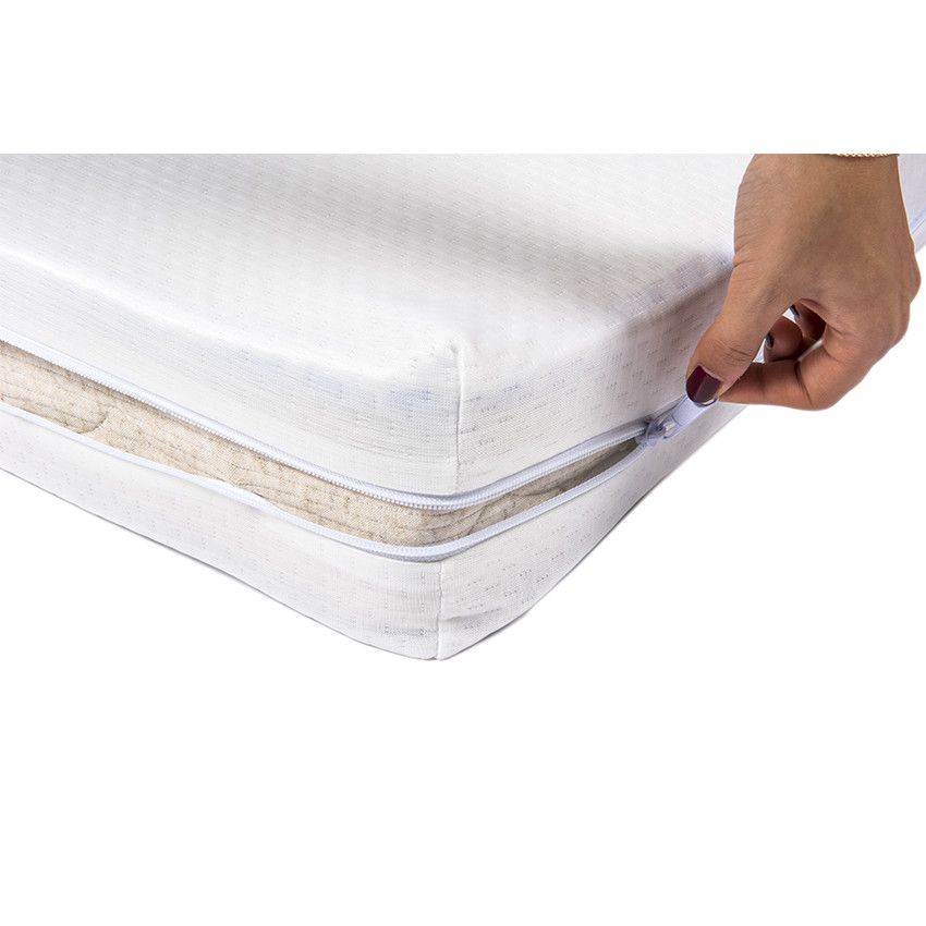 PREMAMAN Housse rénove matelas 60x120x12 Matelas et plan incliné