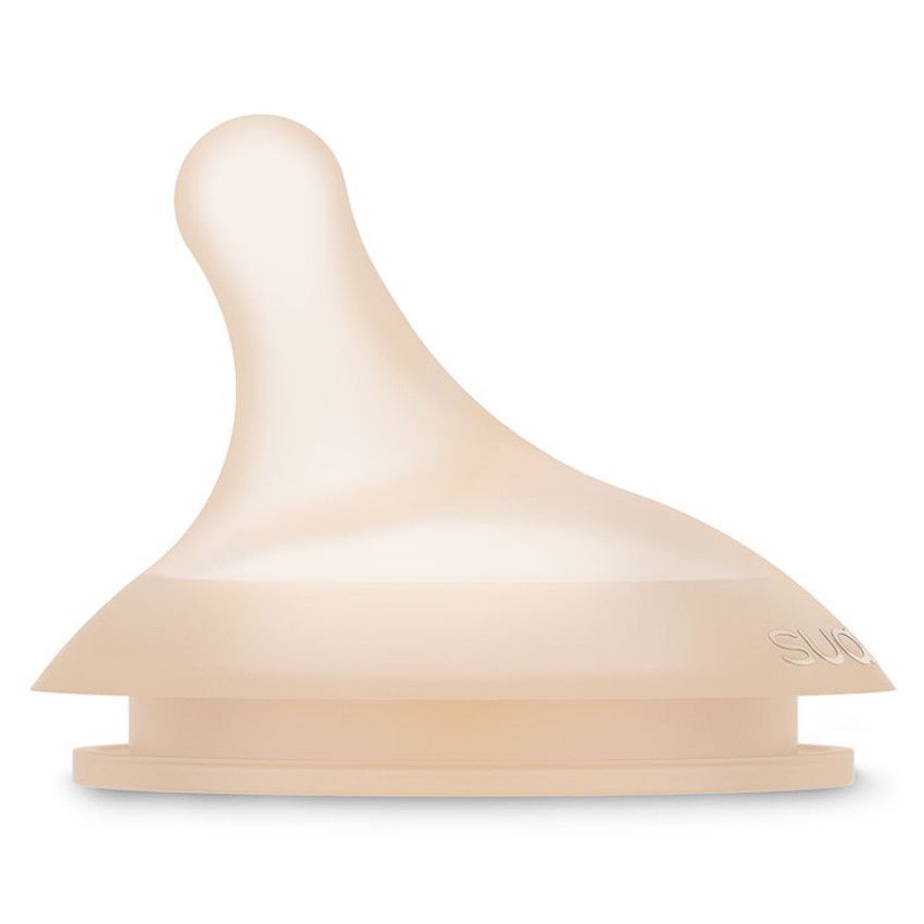 Snoozi Anti-Kolik-Sauger 2er Pack - Weiche Silikonsauger In Brustform Für Babys Ab 3 Monaten