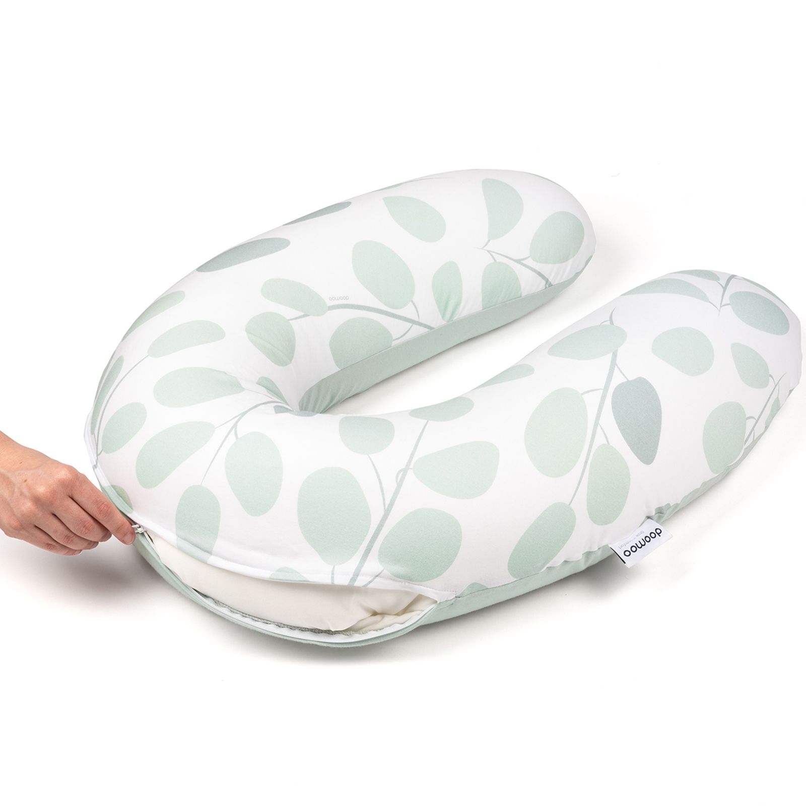 DOOMOO Housse coussin d'allaitement Buddy vert - Coussin allaitement -  Sommeil - Orchestra