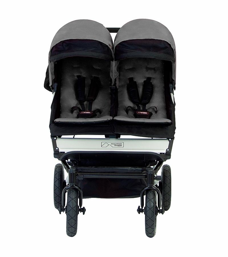 MOUNTAIN BUGGY POUSSETTE DUET BUGGY V2.5 BLACK FLINT Poussette multiplace Poussettes Orchestra
